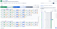 Screenshot of Visualize dependencies between various tasks, teams, and resources. Bring more predictability to your agile planning, Scrum, SAFe®, or other methodologies.