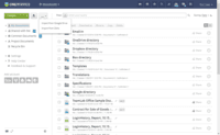 Screenshot of Document Management
