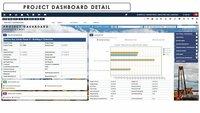 Screenshot of Globe3 Enterprise Project Management Module - Project Dashboard Detail