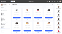 Screenshot of With employee directory you can communicate and collaborate with others