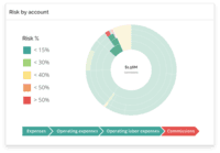 Screenshot of Risk by Account Report