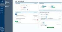 Screenshot of Your Workspace is your homepage for your CRM. It give you a quick overview of everything that's going on.