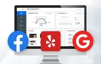 Screenshot of Demandforce's online reputation management tools made to help gain new customers.