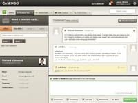 Screenshot of Casengo's universal inbox displays all your incoming messages