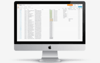 Screenshot of Track-POD Customer Portal for shippers
