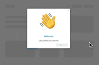 Screenshot of Interactive User Onboarding