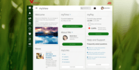 Screenshot of ADP myView Portal - completely configurable employee portal for all HCM activities.