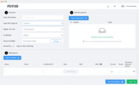 Screenshot of Client portals