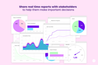 Screenshot of Share real time reports with stakeholders to help them make important decisions