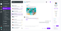 Screenshot of No more missed user messages while tabbing between accounts or hours-long page moderation processes. Bring growth, scalability, and process to social media engagement management. Create better conversations that result in better conversions with the unified Sociality.io inbox.