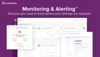 Screenshot of Monitoring & Alerting™. Because you need to know before your rankings are impacted.