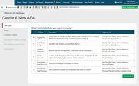 Screenshot of Alternative Fee Arrangement (AFAs) made simple