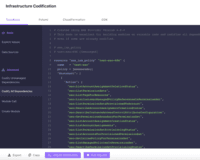 Screenshot of Codifies Terraform, including dependencies and modules