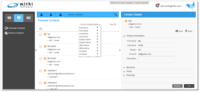 Screenshot of Contact Management:
Access Personal and Shared contacts using Baya (web client)