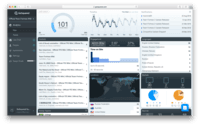 Screenshot of Now Dashboard. What's happening on your website right now – in real time