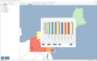 Screenshot of Optimizer and "What If" Analysis
Visualize optimal sales territory alignment, leveraging securely uploaded data and "what if" scenarios.