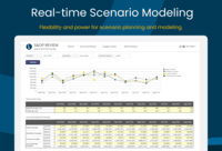 Screenshot of Scenario Modeling