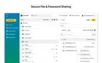 Screenshot of Secure File & Password Sharing