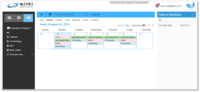 Screenshot of Calendar:
• Schedule tasks, meetings, events.
• Set alarm to receive email alerts for the upcoming events and meeting