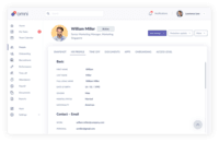Screenshot of Employee records