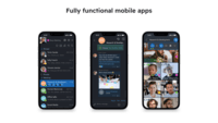 Screenshot of Virola Messenger mobile client app