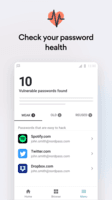 Screenshot of Check passwords health