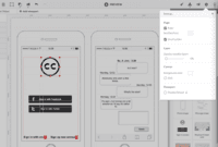 Screenshot of Create mobile app wireframes