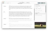 Screenshot of Automatic Transcription In Just Minutes