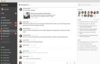 Screenshot of Hibox Chat Stream