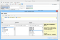 Screenshot of The R integration of Aqua Data Studio.