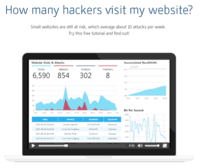 Screenshot of Cloudbric's dashboard lays out comprehensive data on suspicious traffic to the user's website.