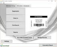 Screenshot of 1D and 2D Barcodes
1D and 2D barcodes on the event badges support fast scanning and accurate data collection during booth visits, training, presentations and seminars.