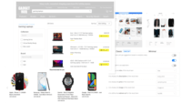 Screenshot of Design search and recommendations