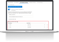 Screenshot of Jira integration settings