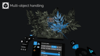 Screenshot of Multi-object handling