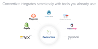 Screenshot of Convertize integrates with the tools you're already using