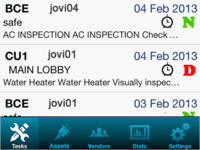 Screenshot of Maintenance Care can be accessed on mobile devices using iMCare app