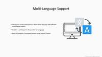 Screenshot of Multi-Language Support