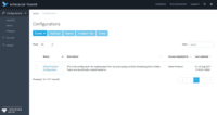 Screenshot of Enterprise Fluentd manager configurations