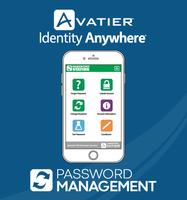 Screenshot of Avatier Identity Anywhere - Password Management 
Self-service password reset eliminates your number one help desk request and synchronizes one strong password across your core applications and cloud services. Reduce unnecessary costs from high volumes of help desk requests. Let users help themselves by resetting, synchronizing, and managing their passwords. Users may reset their passwords anytime from anywhere using a Web browser, automated phone system, a wide choice of MFA providers, and even biometric options. Password Management help desk module is used by staff to verify a user’s identity. Ensure 100% usage with forced enrollment.