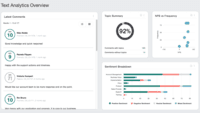 Screenshot of Quickly and easily gauge the sentiment behind customer comments with text analytics.