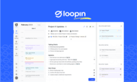 Screenshot of Loopin Home
