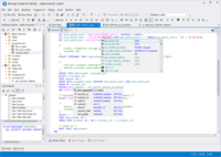 Screenshot of Code Completion