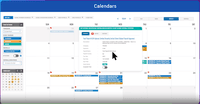 Screenshot of A screenshot of the Calendar tool within CloudPay that keeps track of all of payroll activities across all locations.