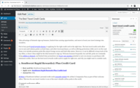Screenshot of WordPress Plugin integration