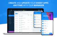 Screenshot of The Event App Manager can be used to update and change an event app anytime.