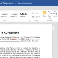Screenshot of Share Documents Securely from Word, Excel, PowerPoint and Outlook