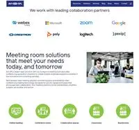 Screenshot of AVI-SPL meeting and collaboration solutions