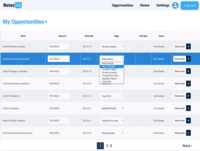 Screenshot of Update your pipeline on Salesforce with 1-click actions on NotesAlly dashboard