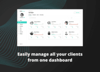 Screenshot of Manage all of your clients through WeStrive